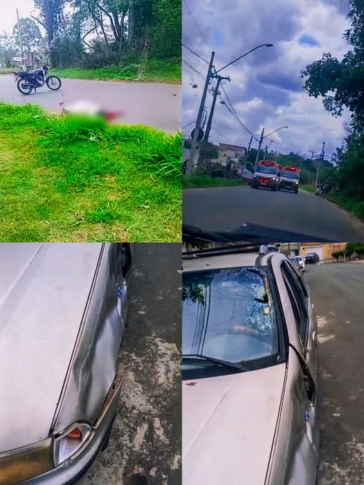 ​Motociclista morre após colisão com carro